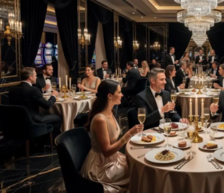Luksuzna večernja događanja u Zlatna Casino restoranu