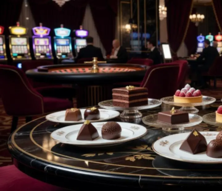 Luksuzni deserti s finom prezentacijom u casino restoranu